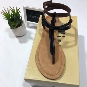 Black and Brown Sandal ( Final Price)